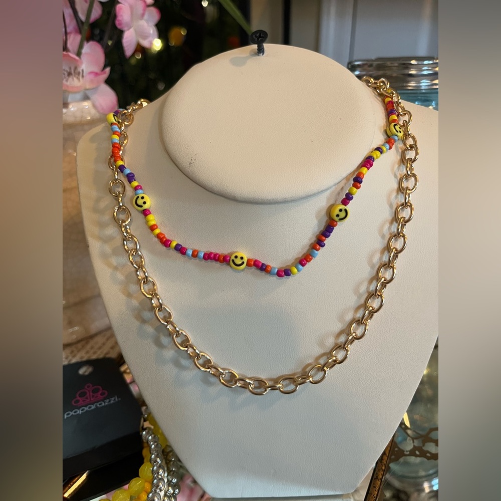 Happy Looks Good On You   Necklace & Off Shore Outing bracelets. (all one set)